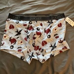 2(X)IST Tattoo Graphic Micro No-Show Trunk - M